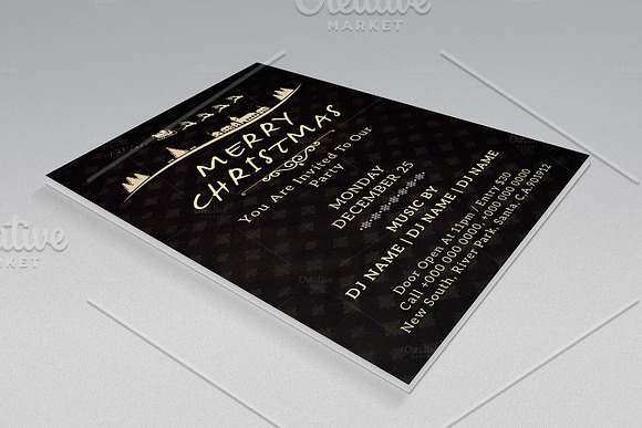 Christmas Invitation Flyer - V684 in Flyer Templates - product preview 1