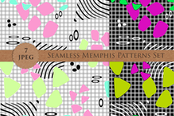 MODERN abstract bright patterns set in Patterns - product preview 1