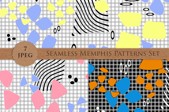 MODERN abstract bright patterns set in Patterns - product preview 3