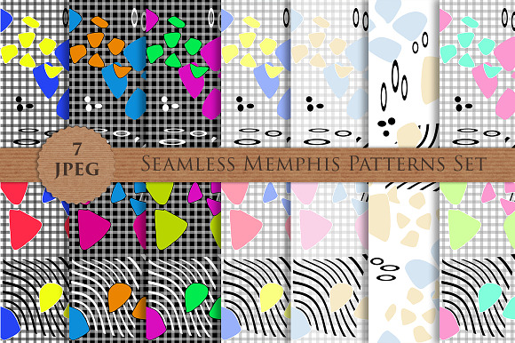 MODERN abstract bright patterns set in Patterns - product preview 5