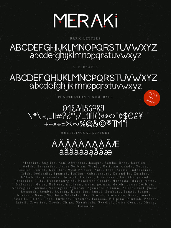 Meraki font.  in Sans-Serif Fonts - product preview 6