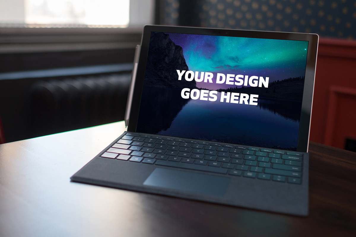 Microsoft Laptop Mock-up #26 in Mobile & Web Mockups - product preview 8