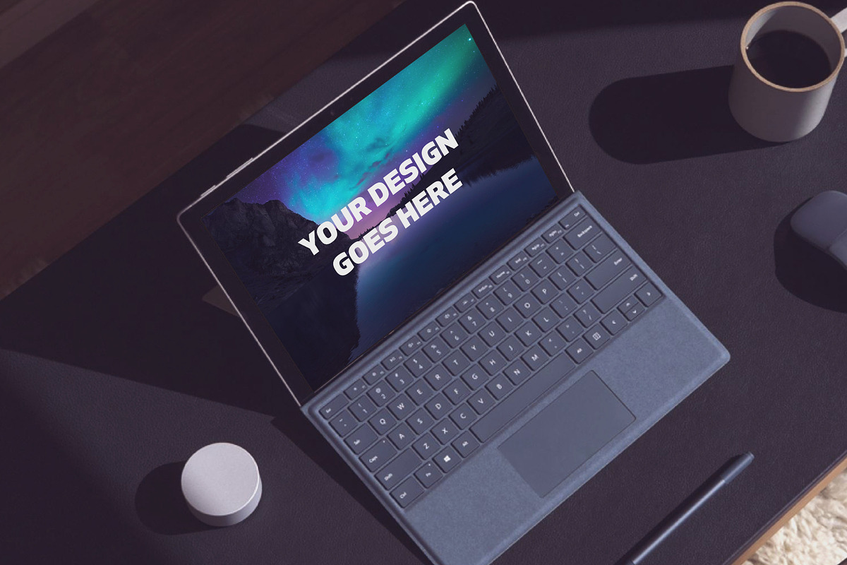 Microsoft Laptop Mock-up #25 in Mobile & Web Mockups - product preview 8