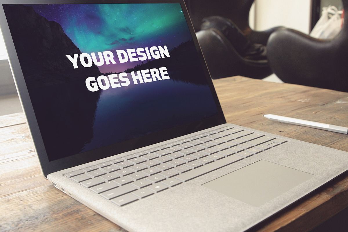 Microsoft Laptop Mock-up #23 in Mobile & Web Mockups - product preview 8