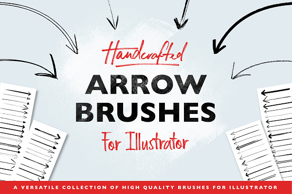 Handmade Arrow Illustrator Brushes