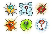 Comic question marks