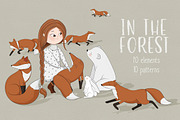 In the forest clipart