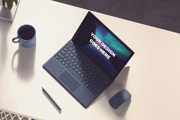 Microsoft Laptop Mock-up Pack #2 in Mobile & Web Mockups - product preview 6