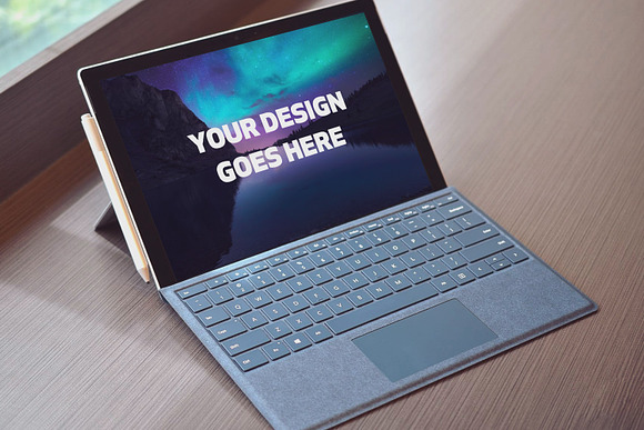 Microsoft Laptop Mock-up Pack #2 in Mobile & Web Mockups - product preview 8