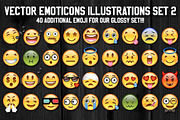 36 Vector Emoji Illustration Set 2