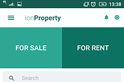 Ionic 3 Real Estate Properties Theme