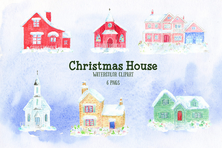 Christmas House and Church