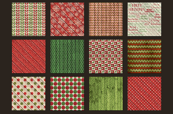 Rustic Christmas wood backgrounds in Patterns - product preview 1
