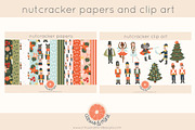 nutcracker clip art and papers