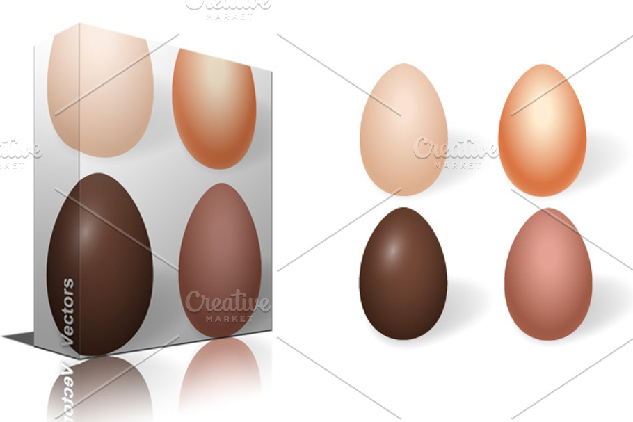 Choco Vector Eggs Designs in Illustrations - product preview 8