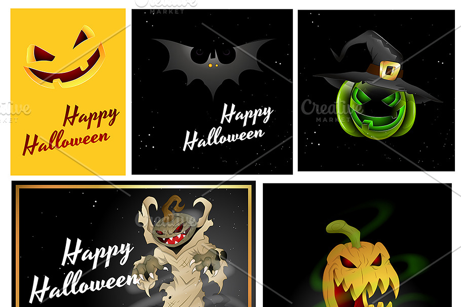 Halloween Vector Graphics in Illustrations - product preview 8