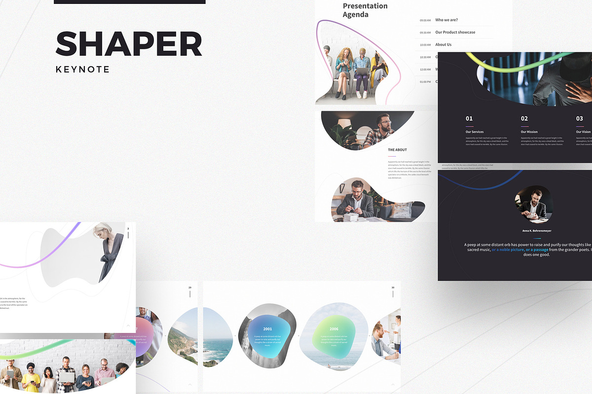 SHAPER - Keynote Template in Keynote Templates - product preview 8