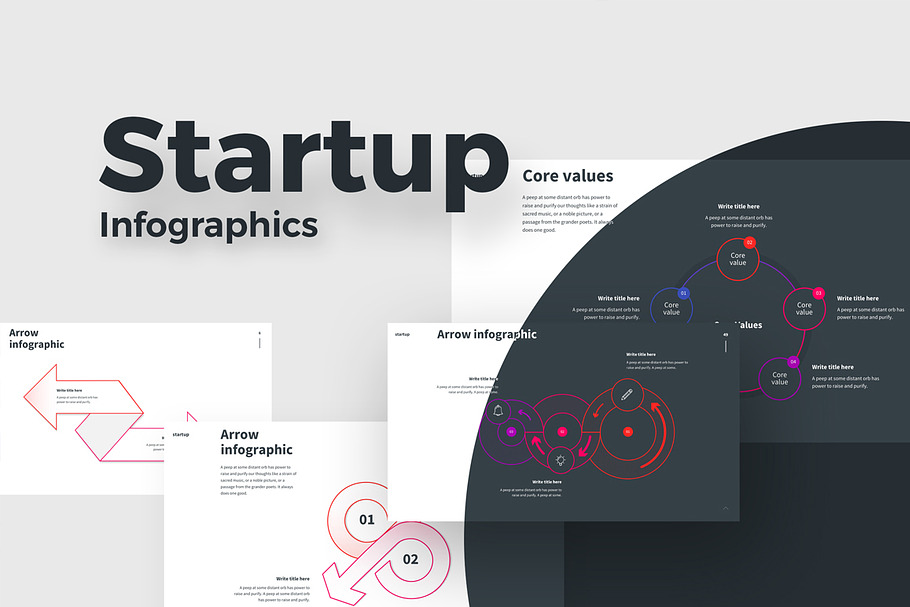 STARTUP - Keynote Infographics in Keynote Templates - product preview 8