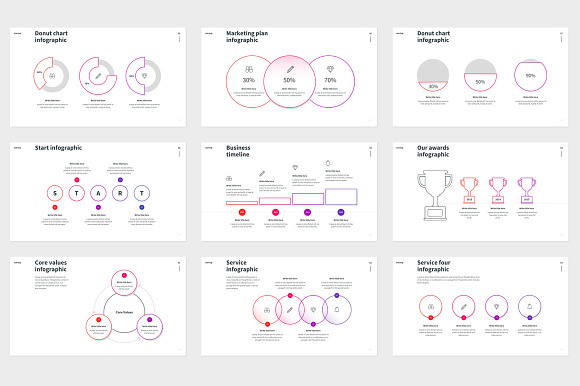 STARTUP - Keynote Infographics in Keynote Templates - product preview 8