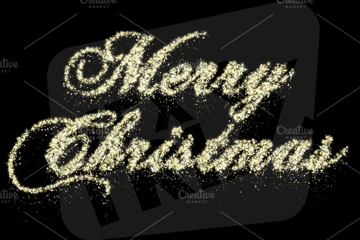 Particle Merry Christmas Animation in Textures - product preview 8
