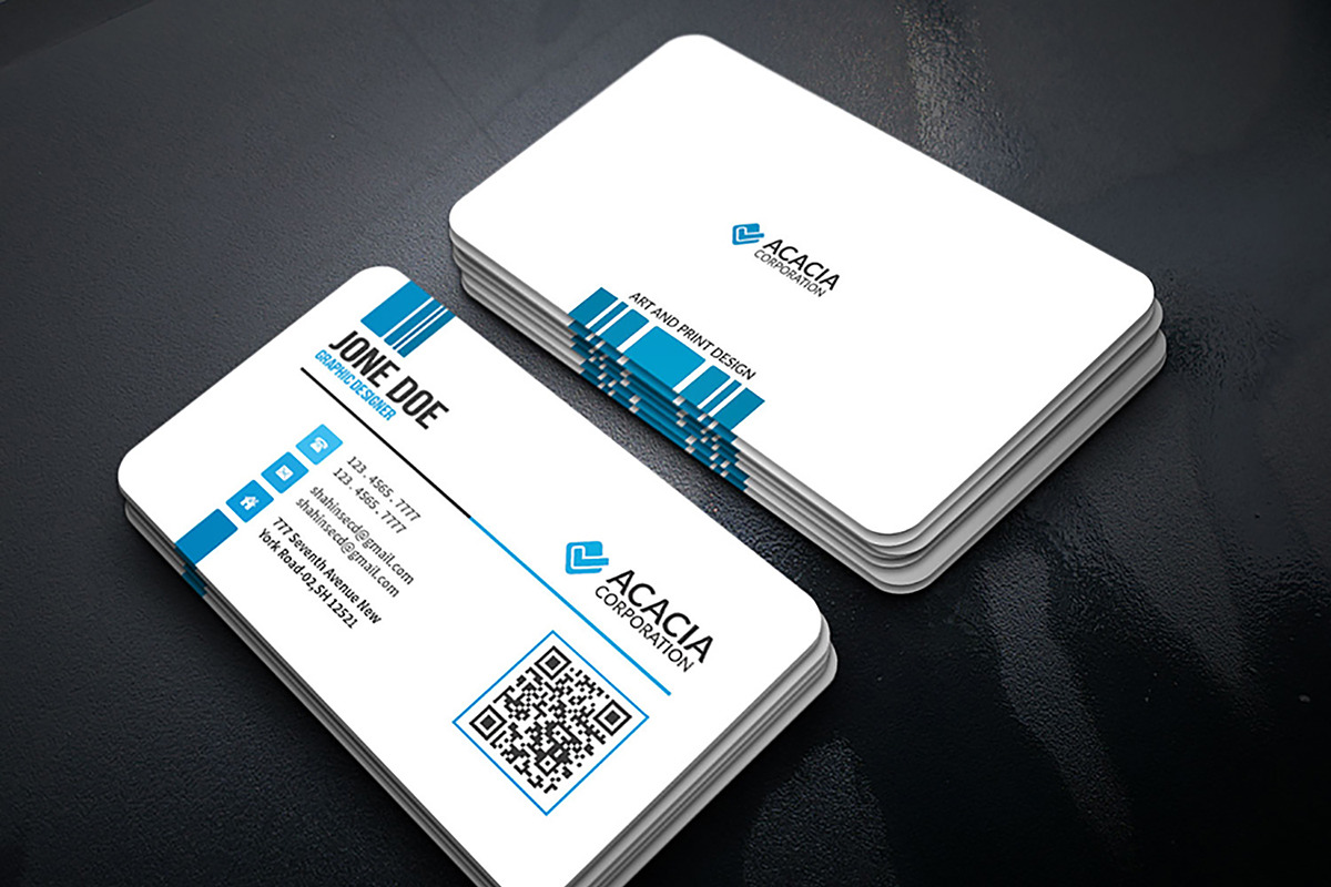 Amipa Business Card in Business Card Templates - product preview 8