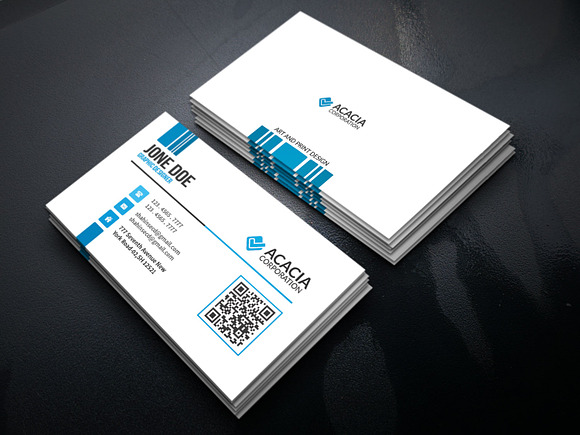 Amipa Business Card in Business Card Templates - product preview 3