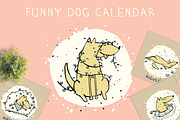 Funny dog calendar