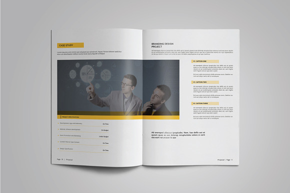 Project Proposal Template in Brochure Templates - product preview 4