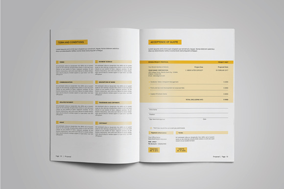 Project Proposal Template in Brochure Templates - product preview 9