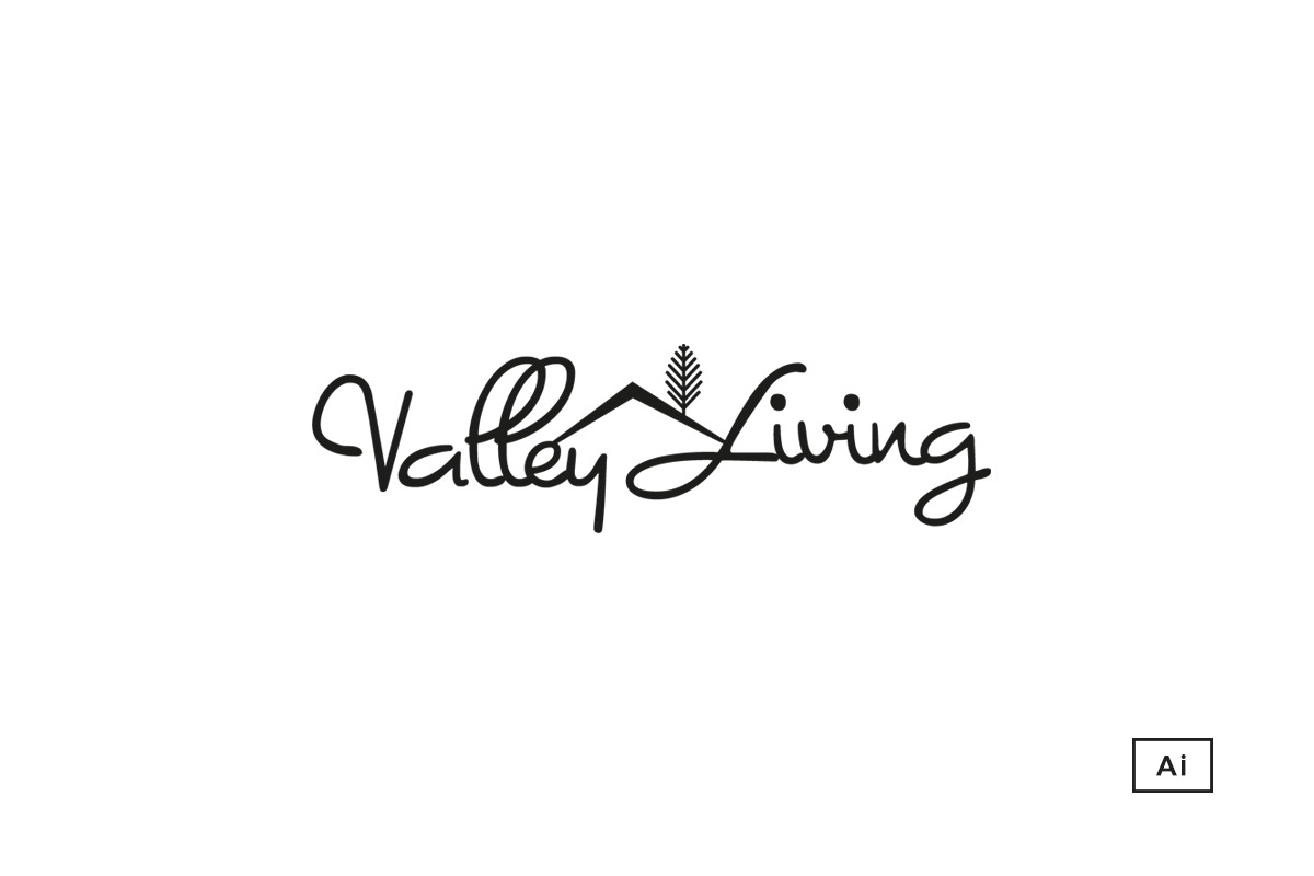 ValleyLiving Lifestyle Logo Template in Logo Templates - product preview 8