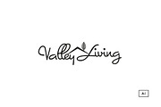 ValleyLiving Lifestyle Logo Template