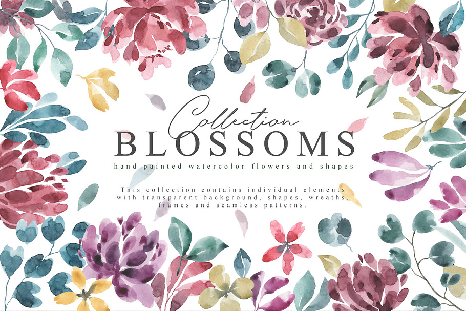 Blossoms Collection in Illustrations - product preview 8