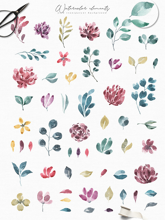 Blossoms Collection in Illustrations - product preview 2
