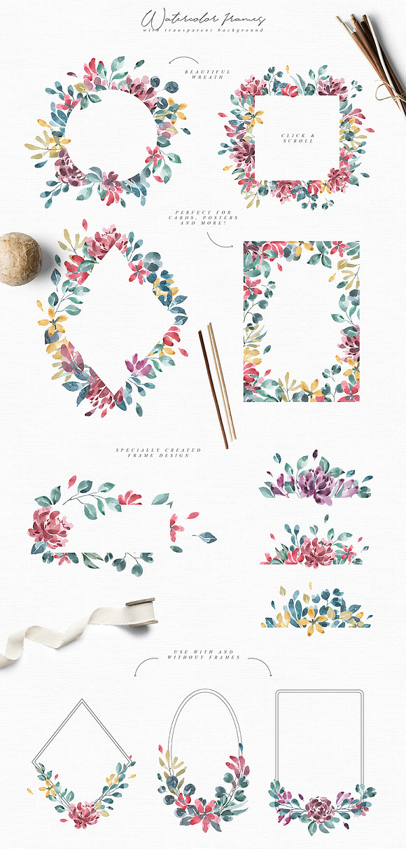 Blossoms Collection in Illustrations - product preview 3