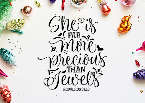 Proverbs 31:10 SVG DXF PNG EPS in Illustrations - product preview 1
