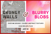 40+ Grungy & Abstract Blur Textures