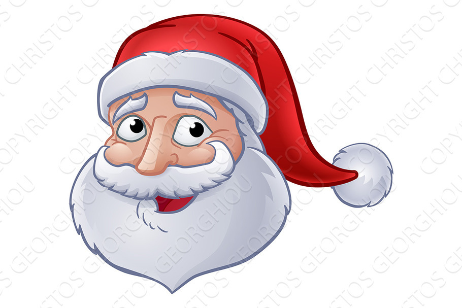 Christmas Santa Claus Cartoon in Illustrations - product preview 8