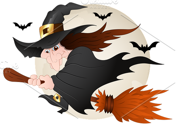 Witch Vectors in Illustrations - product preview 1