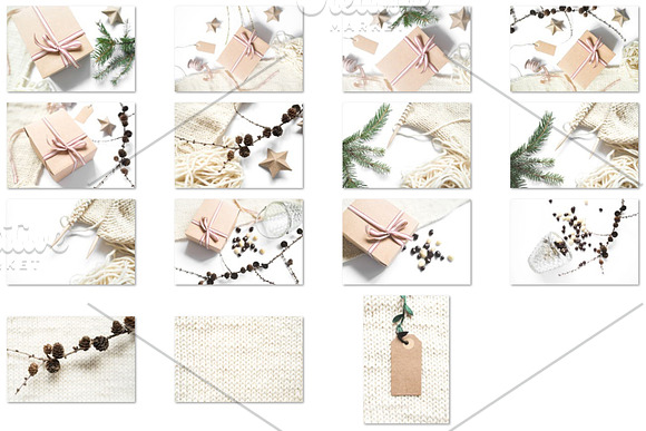 Christmas knitting bundle in Product Mockups - product preview 3