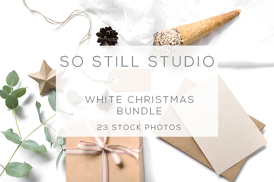 White Christmas stock photo bundle in Print Mockups - product preview 8