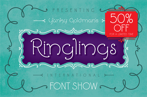 Ringlings in Display Fonts - product preview 10
