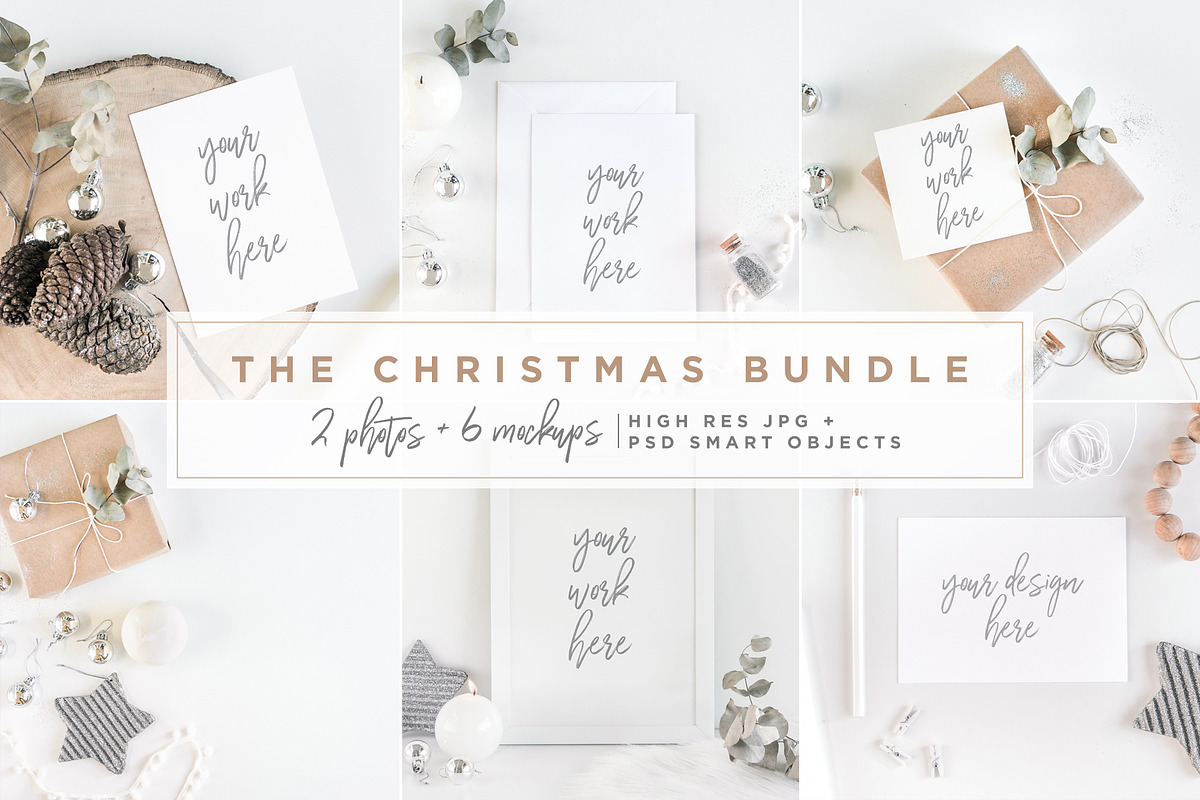 The Christmas Bundle - Mockups in Product Mockups - product preview 8