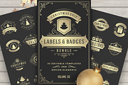 30 Christmas Sale Labels and Badges