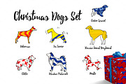 Christmas Dogs Set