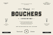 Bouchers Layered | Font Bundle