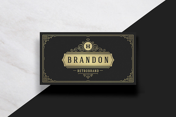 Luxury Gold Business Card in Business Card Templates - product preview 3