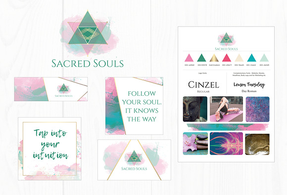 Sacred Geometry Brand & Logo Kit in Logo Templates - product preview 1