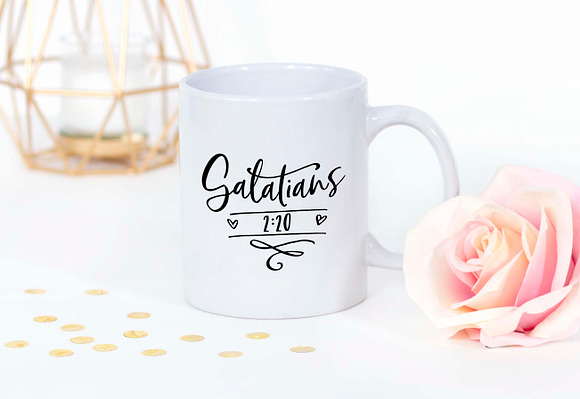 Galatians 2:20 SVG DXF PNG EPS in Illustrations - product preview 2