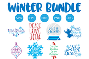 Winter SVG Bundle Cricut Silhouette