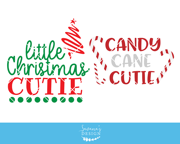 Christmas Cutie SVG Bundle DXF EPS in Illustrations - product preview 4